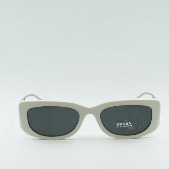 Final Price! Prada PR14YS 1425S0 Talc/Dark Grey Sunglasses main image 11